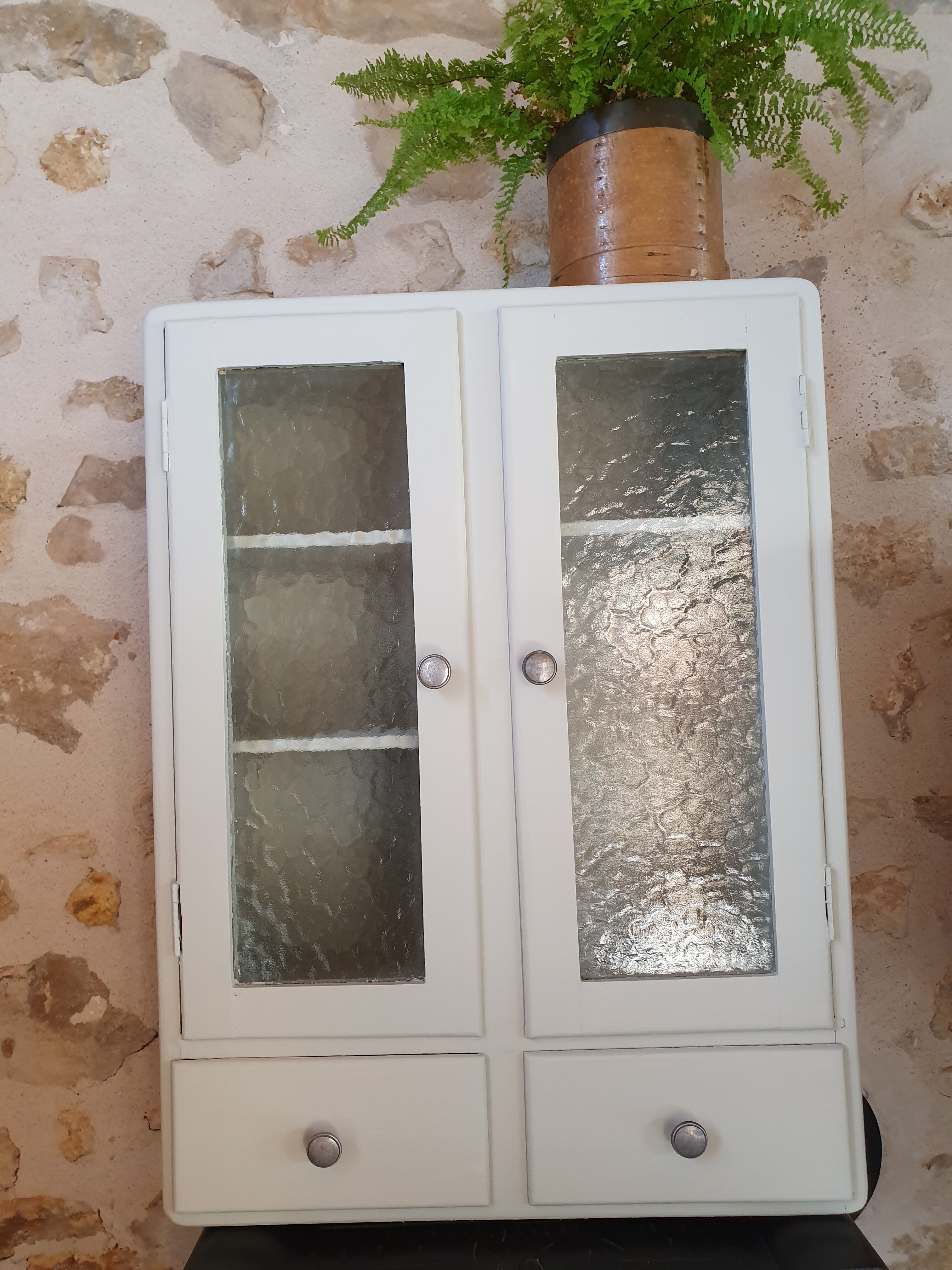 Vintage toilet cabinet