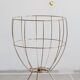 Worker golden brass tripod sewing basket