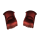 Paire de fauteuils crapauds