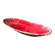 Red manganese plate Gérard HOFMANN Vallauris