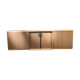 Enfilade laquée, travertin et plexiglas, Belgo Chrom, 1970s