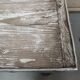 Table de ferme entretoise patinée