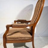 Louis Philippe 19th century Voltaire armchair ready to upholster