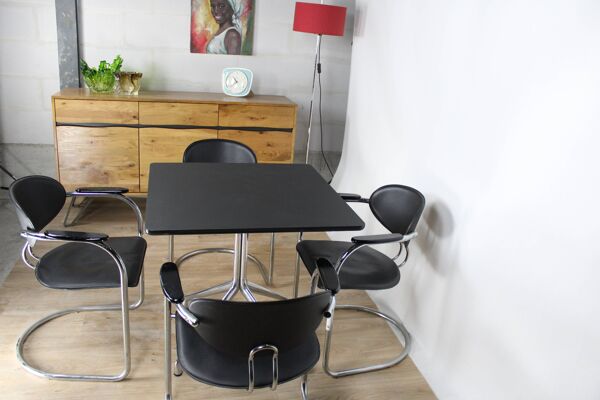 Table HAY About a Table AA15 – Mélaminé Noir, Design Hee Welling