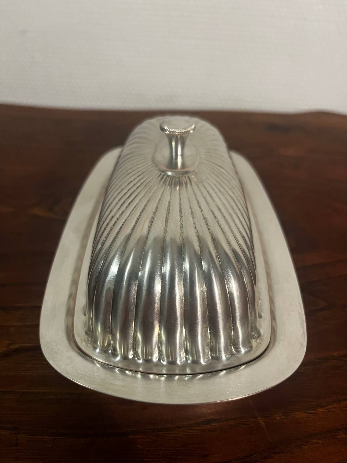 Butter dish from the 60s Gerb France silver metal