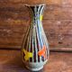 Vase vintage marron Brigitte France des années 1960