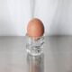 set of 3 glass egg cups by Joe Colombo