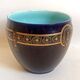 Cache-pot Sarreguemines Late 19th century Width 24.5 cm