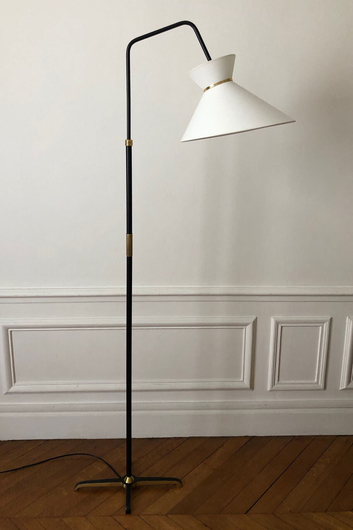 lampadaire e-reader mounts drop diabolo 1950 - 1960