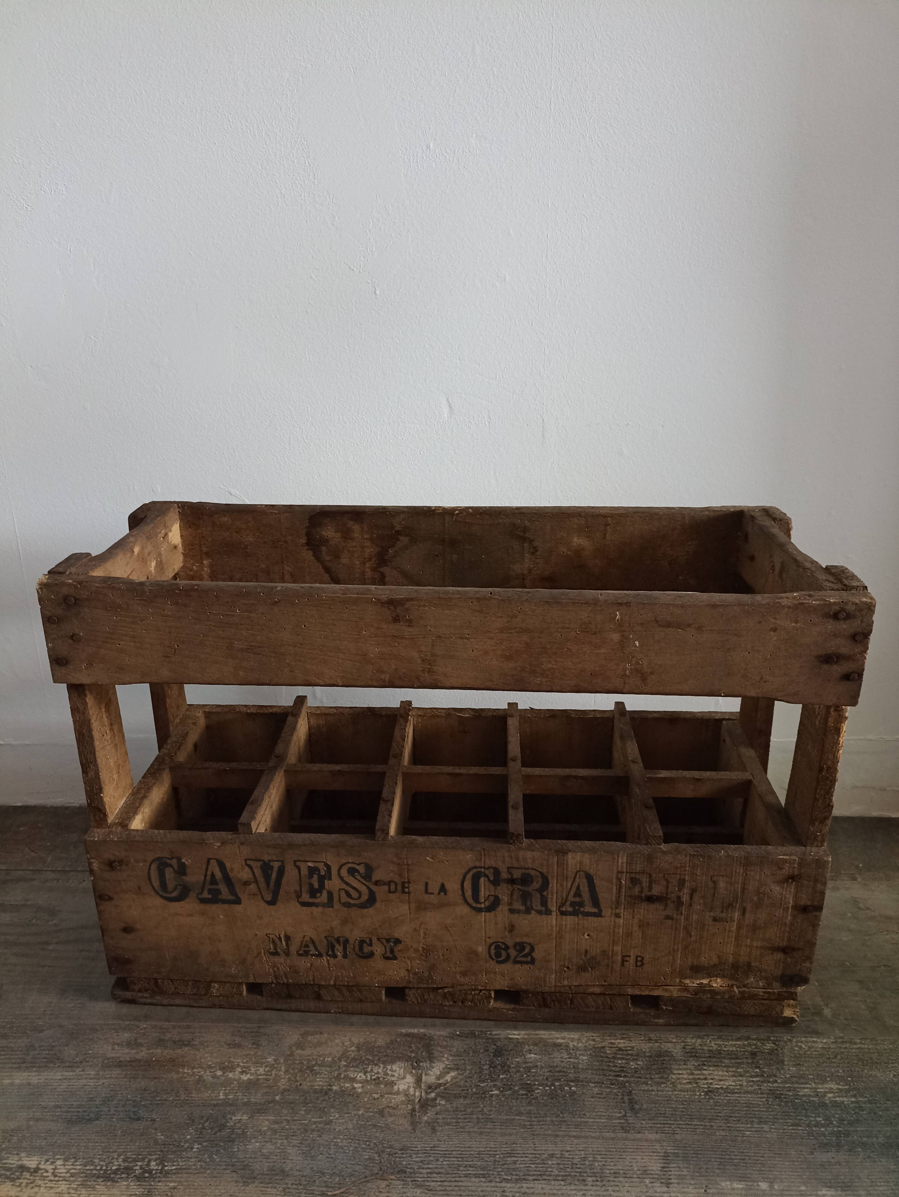 Wooden box with lockers