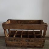 Wooden box with lockers