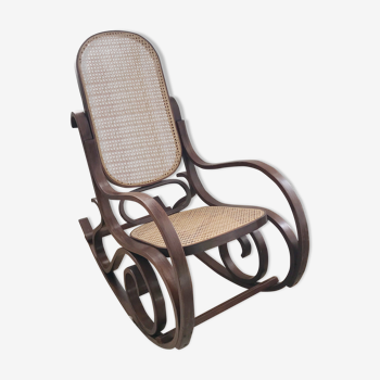 Rocking-chair canné