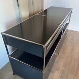 Commode USM Haller en Gris Anthracite