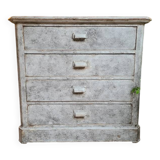 Antique chest of drawers with antique patina