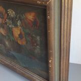 PAINTING - OIL ON CANVAS SIGNED H VAN GESSEL - BOUQUET OF FLOWERS