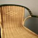 2 models vintage rattan armchairs