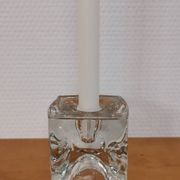 Bohemian crystal candle holder Rudolf Jurnikl for Rudolfova 60'S