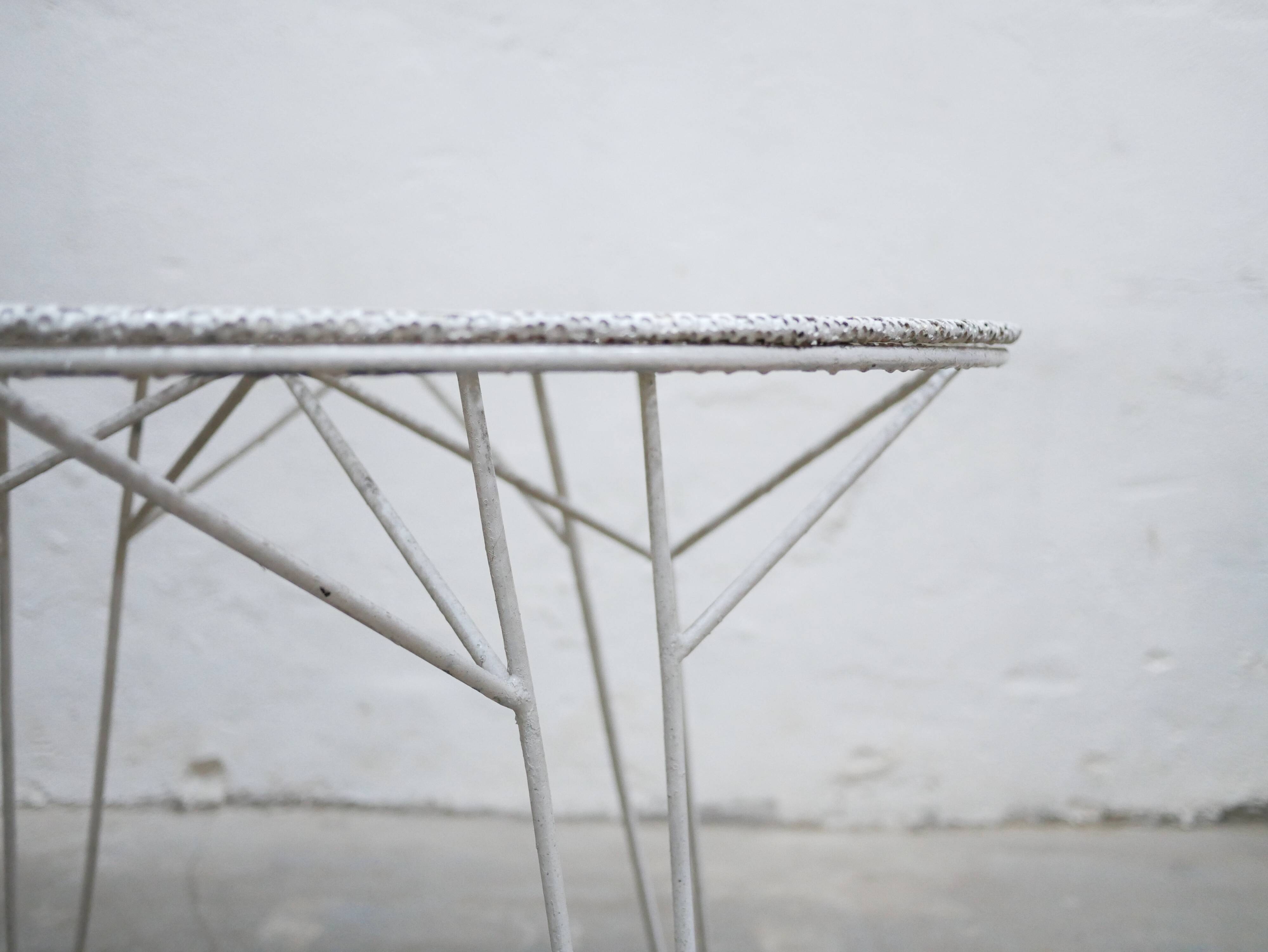 Vintage garden table by Mathieu Matégot