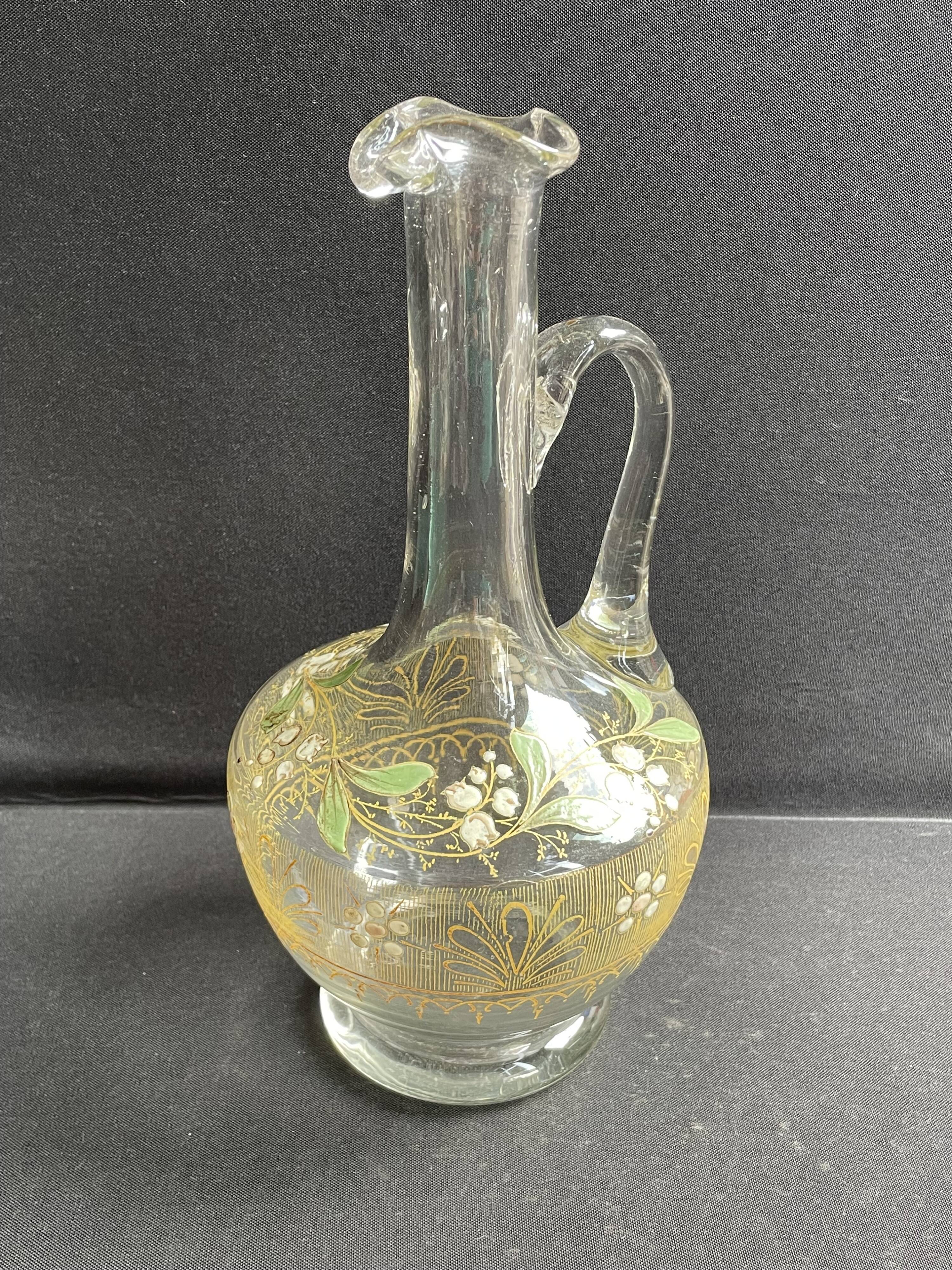 3343 - 3344 – Enamelled jug attributed to FT Legras End of 19th century