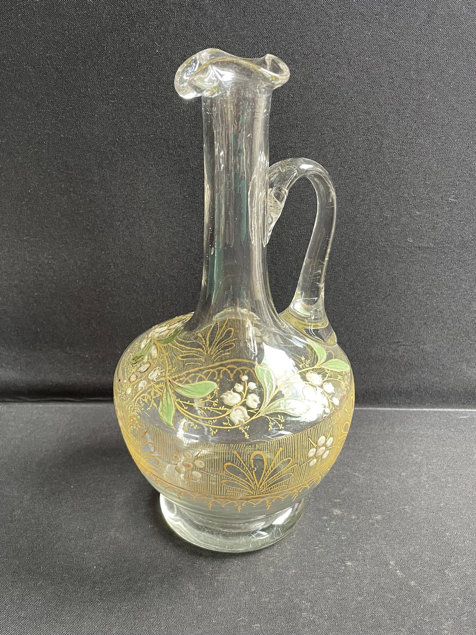3343 - 3344 – Enamelled jug attributed to FT Legras End of 19th century