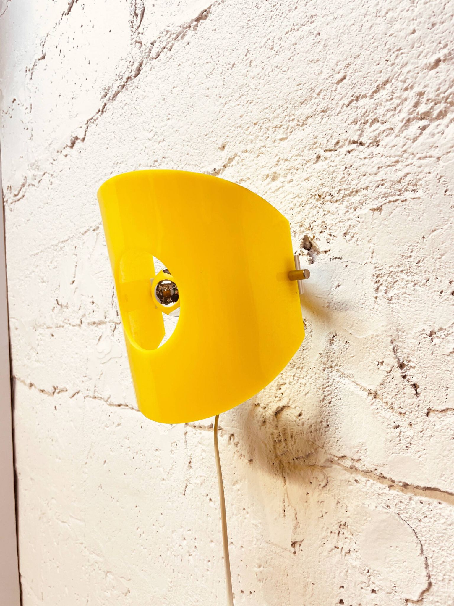 Space age wall lamp, Polam, 1960s.