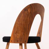 Set of 4 Mid Century Dining Chairs by A.Šuman, Reupholstered in KVADRAT