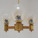 Mid-century Wood Chandelier,1970's.
