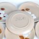 Moulin des Loups floral dessert plates