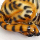 Reclining Tiger Sculpture