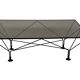 Vintage Coffee Table With Smoked Glass 80's Design