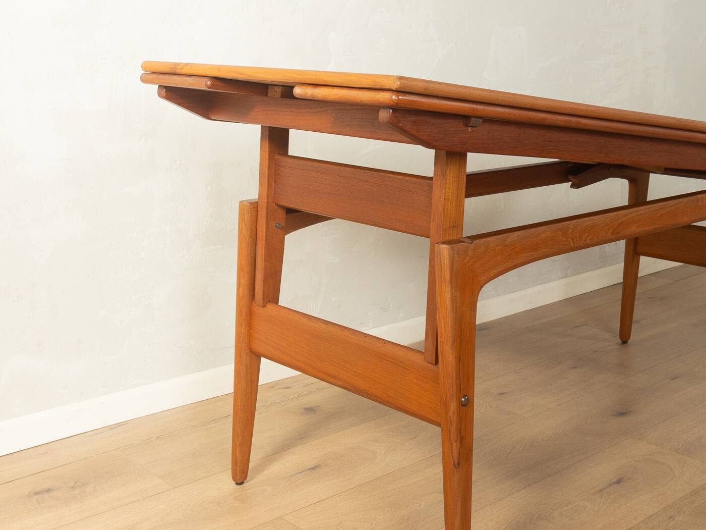 Convertible coffee table by Trioh in teak, Denmark