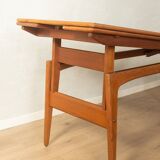 Convertible coffee table by Trioh in teak, Denmark