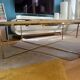 Table basse ronde en terrazzo