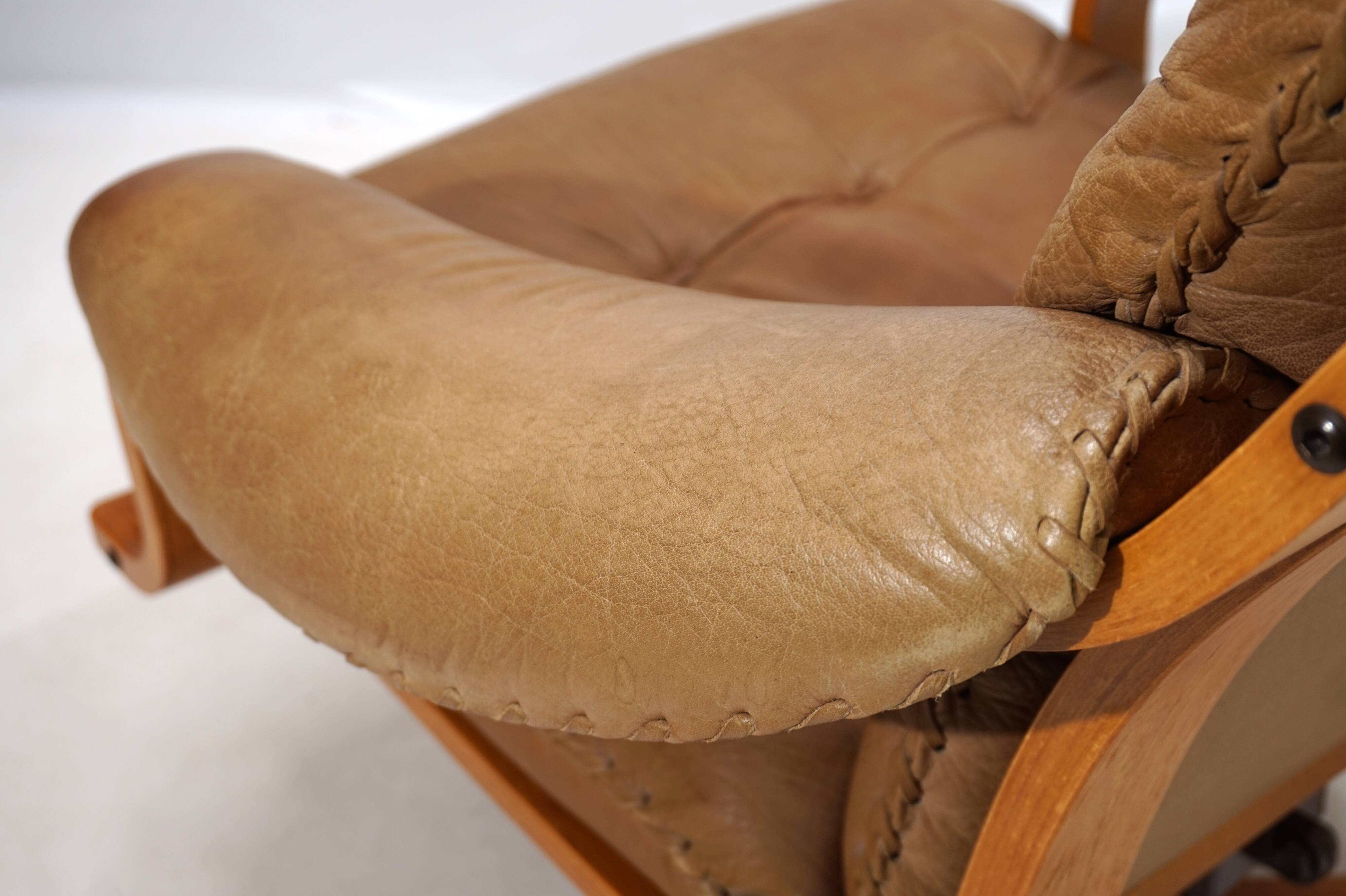 P. Schultz & Co. Denmark leather armchair, 1960