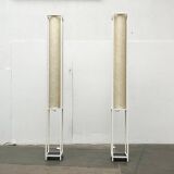 Mid-century modern minimalist floor lamps, Germany, 1960s, set of 2.
