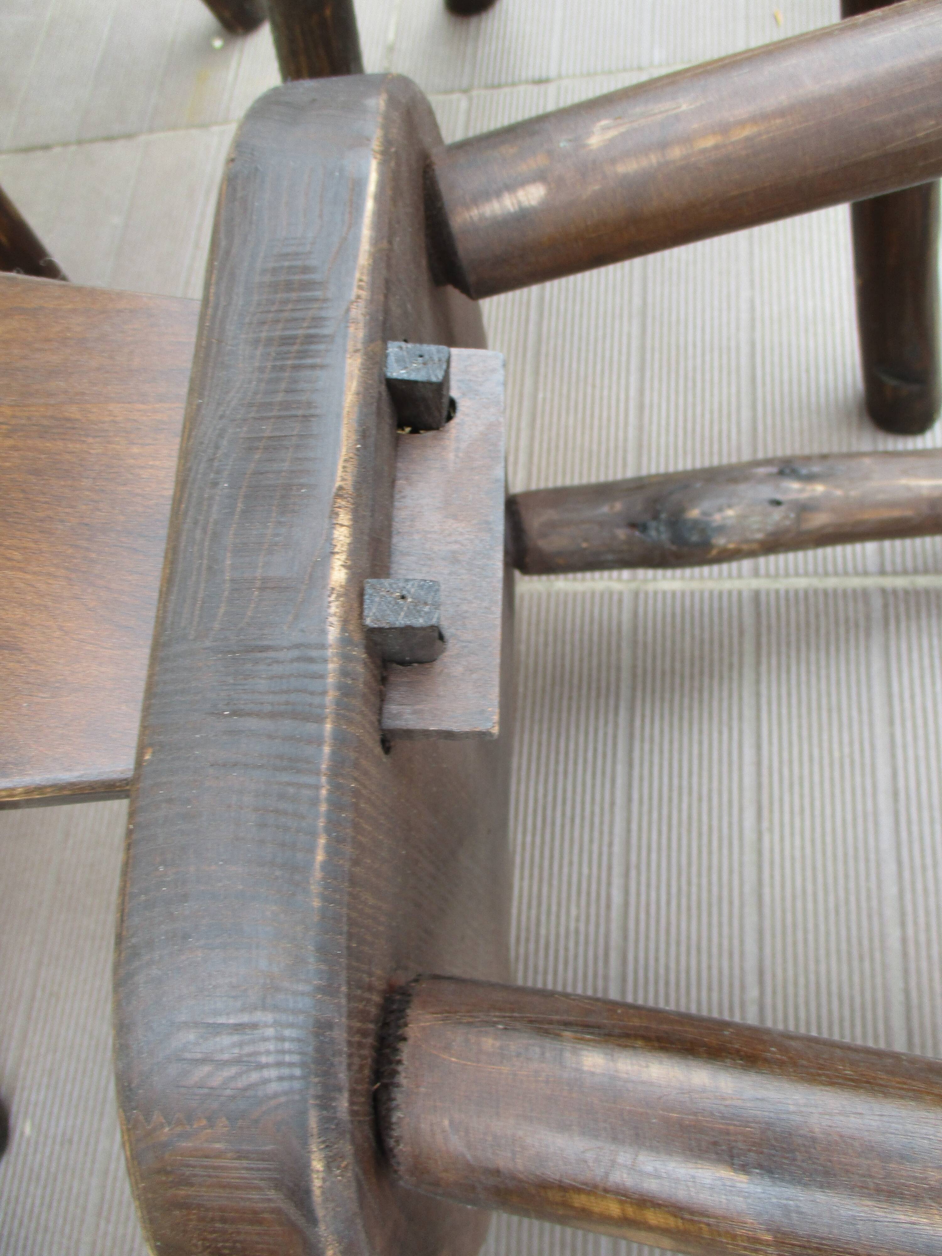 Lot 6 mountain known as savoy saddle vintage chairs