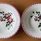 8 antique deep plates in Sarreguemines earthenware.