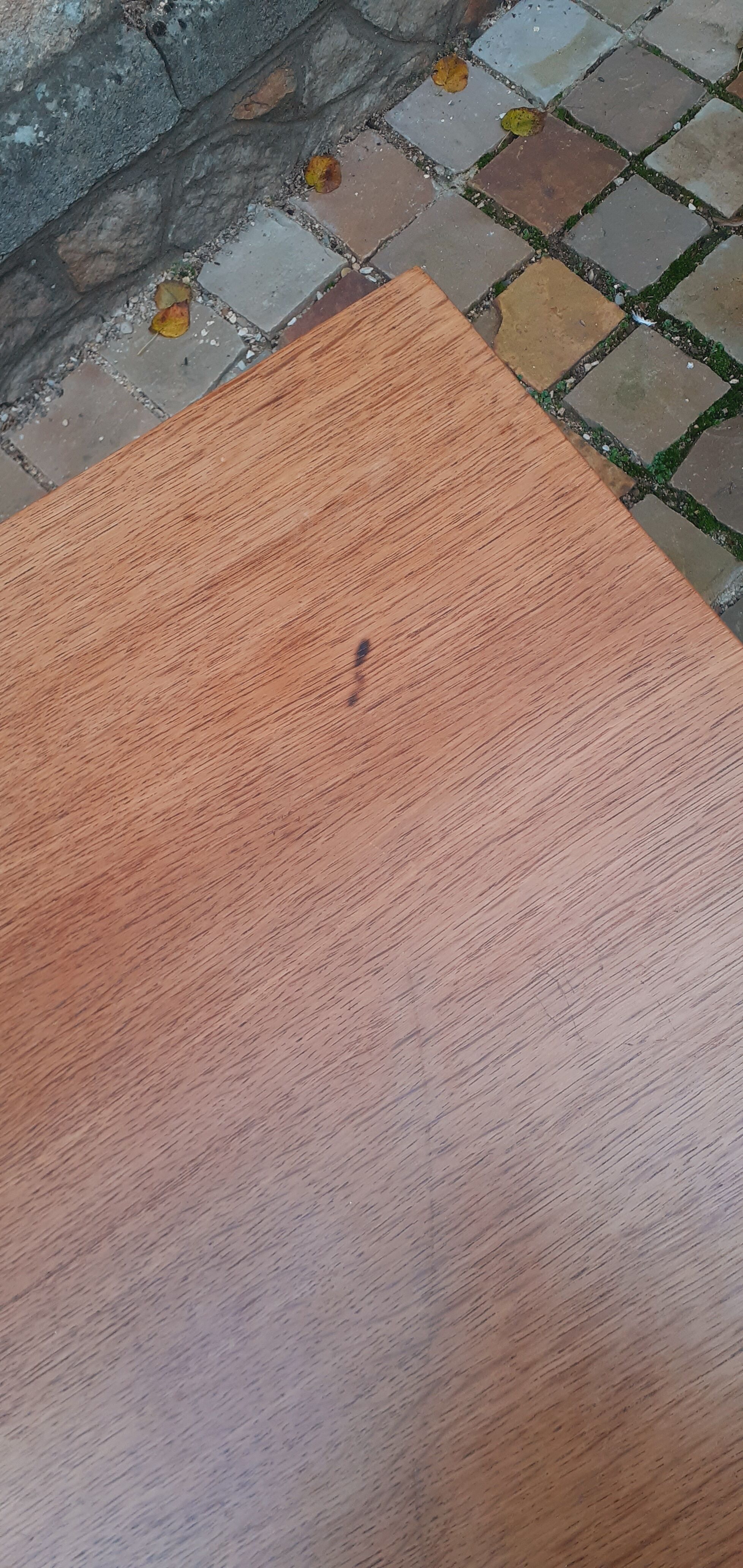 Vintage desk 40s in light oak