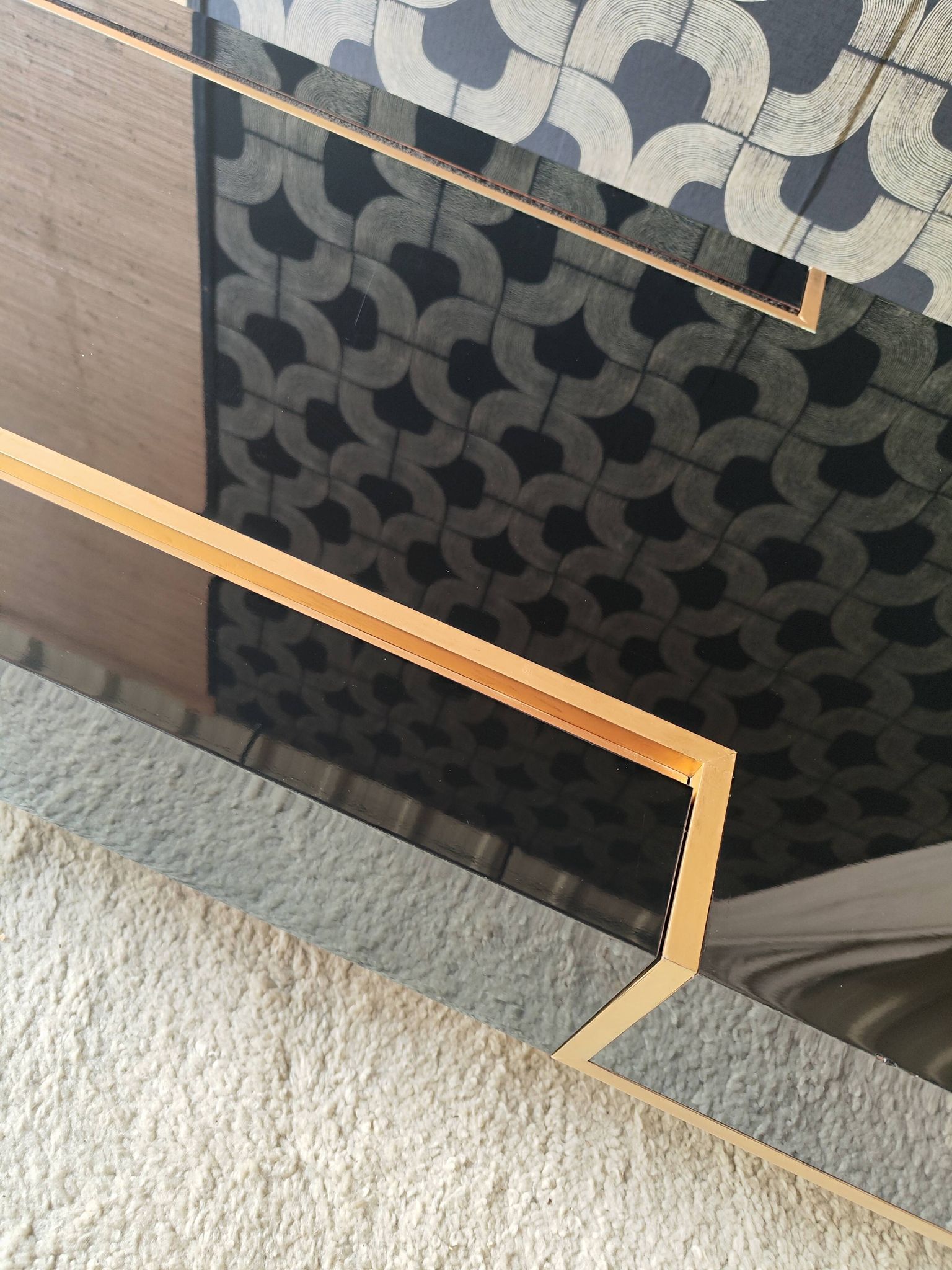 Rare Roche Bobois coffee table from the 1970s.