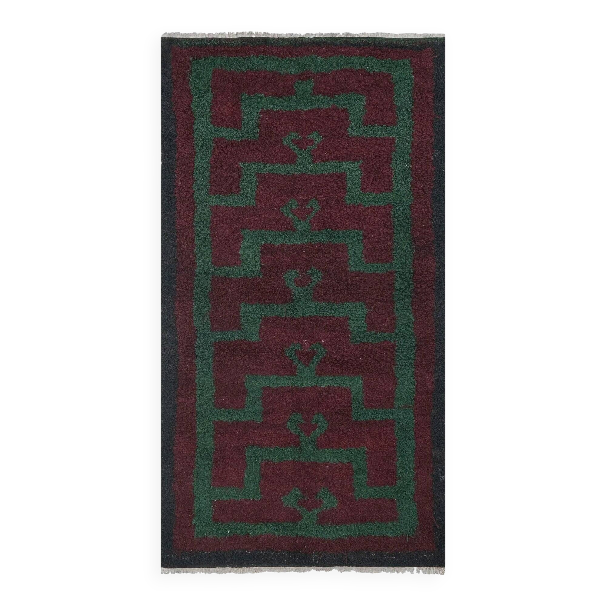 Tapis turc vintage fait main 120x208 cm