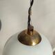 Baladeuse globe verre opalin d15