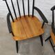 Pair of vintage Scandinavian-style bridge armchairs