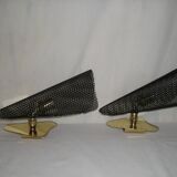 Pair of conical wall lights from the 50s