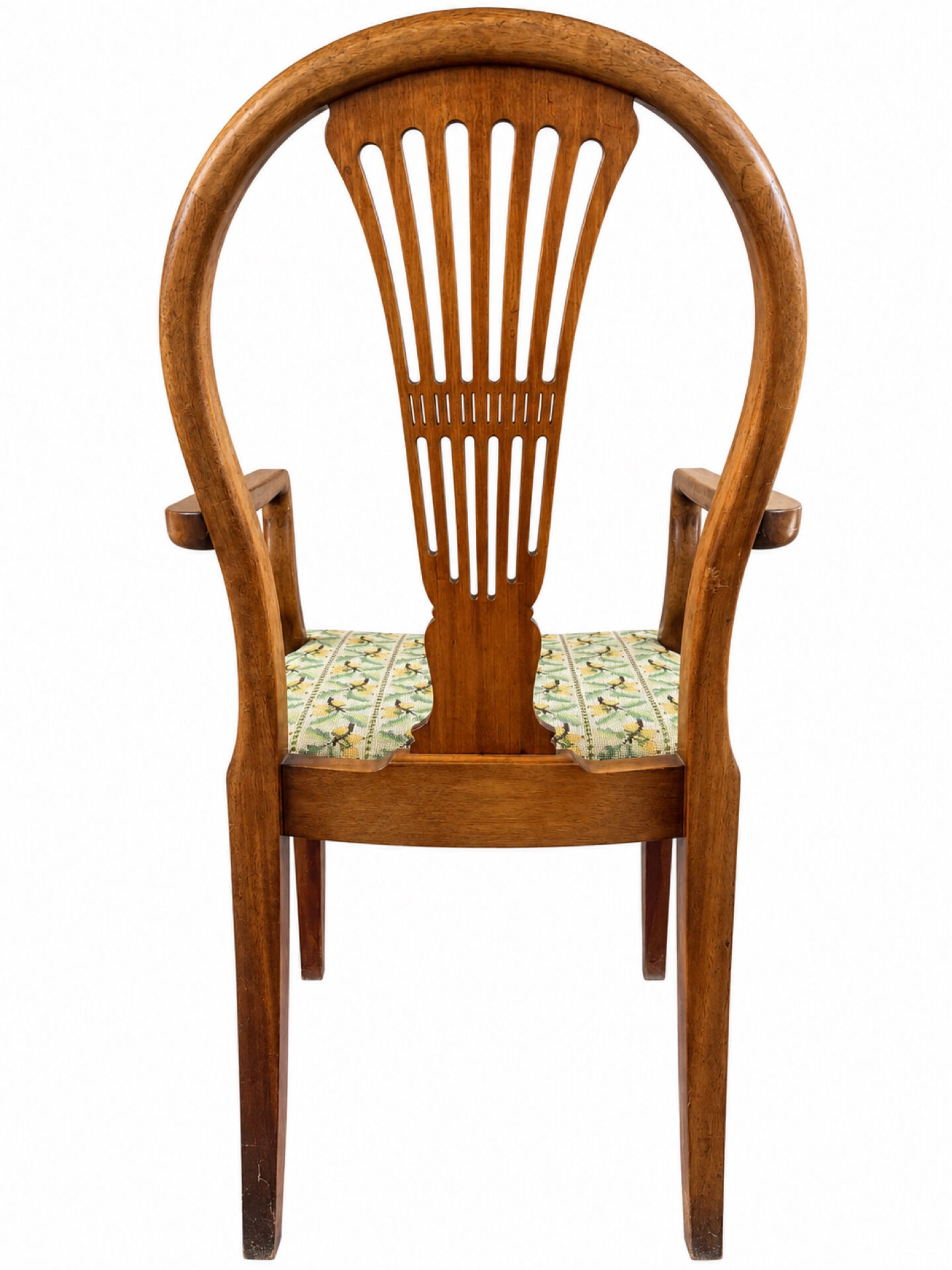Fauteuil en acajou ancien – style Hepplewhite