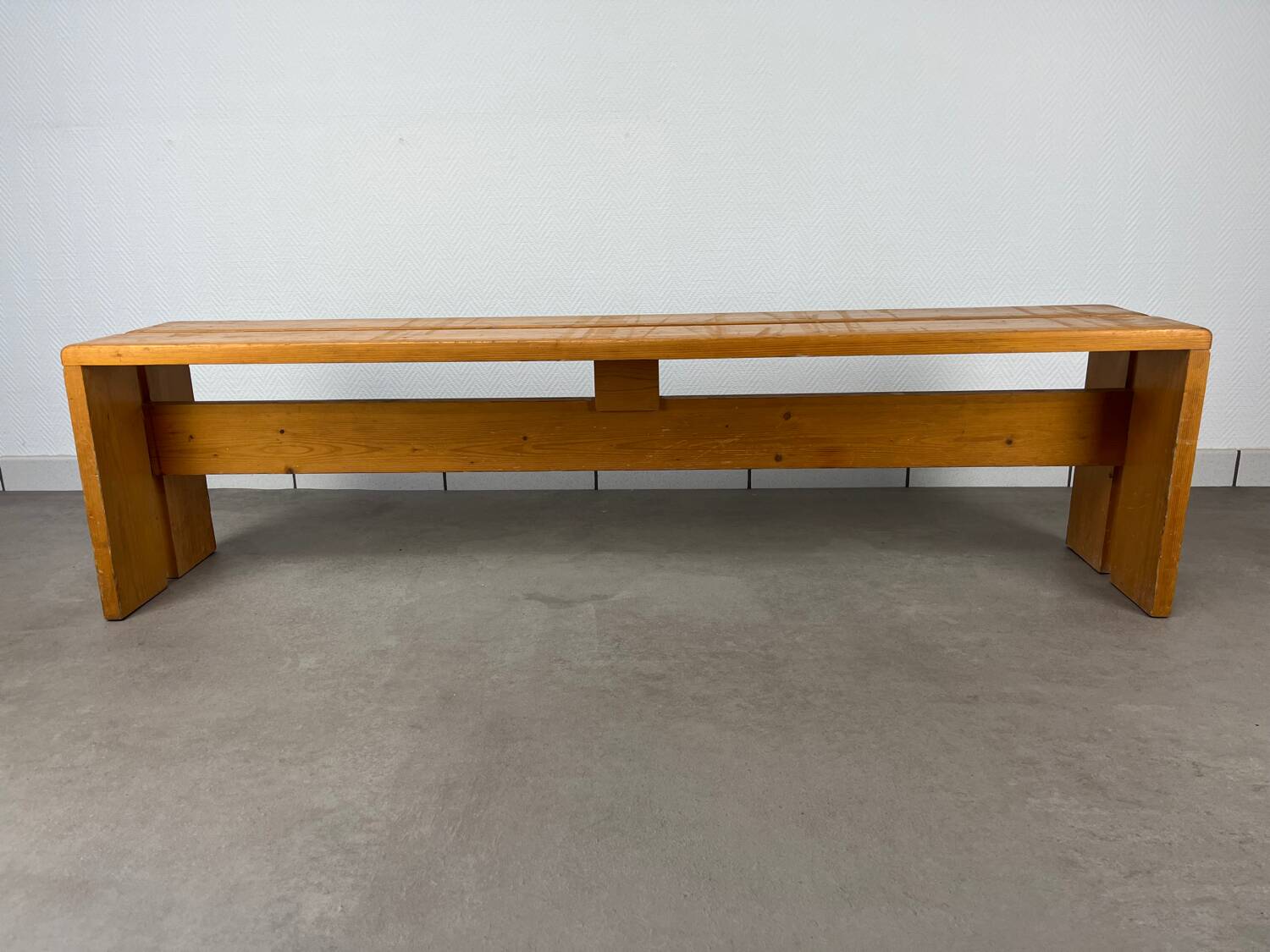 Charlotte Perriand bench for Les Arcs