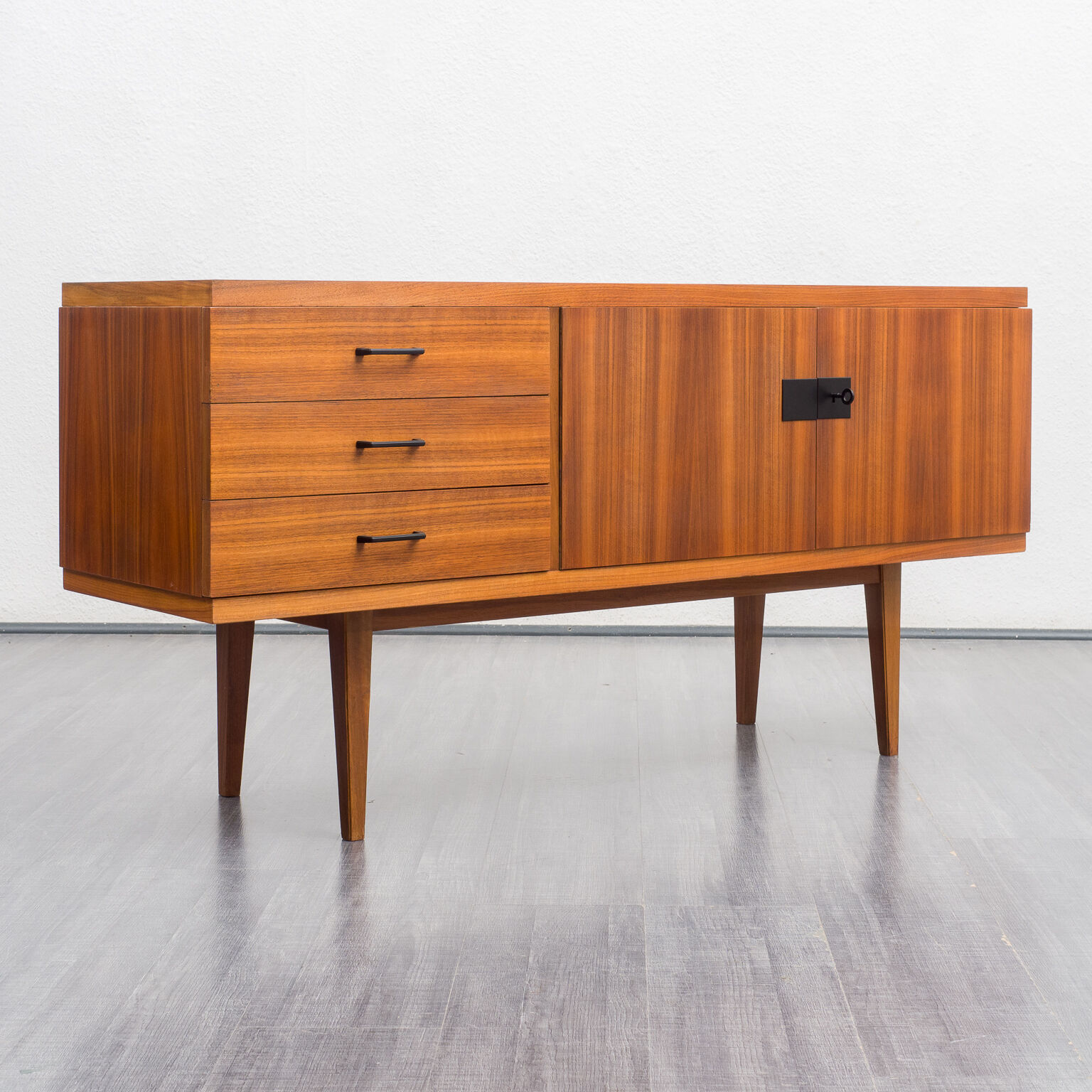 Vintage 60s enfilade. walnut, 141cm