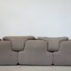 Confidential Seating Set by Alberto Rosselli for Saporiti, Beige Boucle Fabric, Italy, 1970s