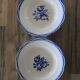 Set of 2 deep plates Digoin Sarreguemines model Marsac