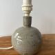60s stoneware globe lamp base