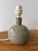 60s stoneware globe lamp base